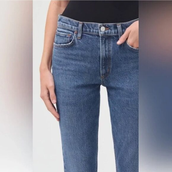 AGOLDE Lyle Low Rise Slim Stretch Jean Size 25 - Picture 3 of 12